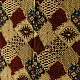 Ajrakh hand block printed pure cotton dupatta with traditional geometric motifs