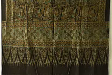 Sakhi . सखी ⁂ Ajrakh Block Printed Pure Cotton Dupatta (28)