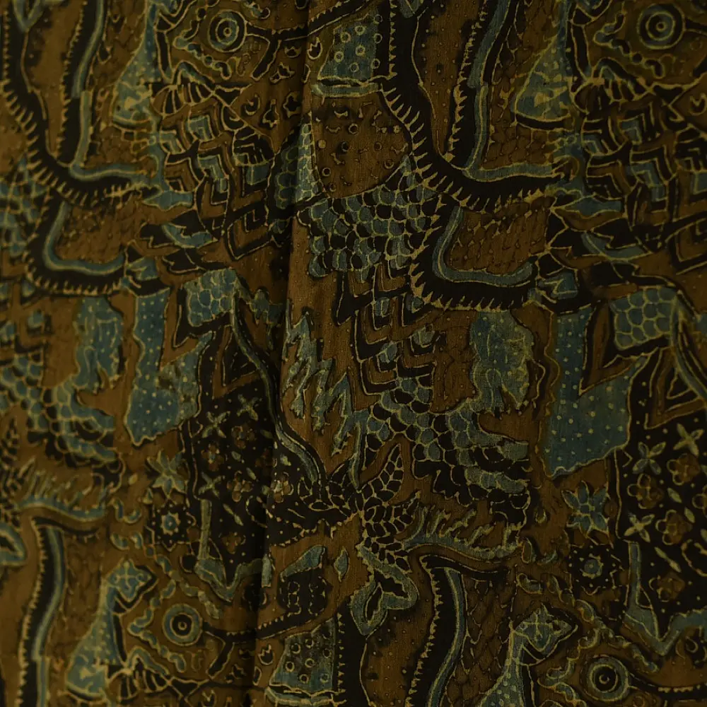 Ajrakh handcrafted cotton dupatta with timeless ethnic design