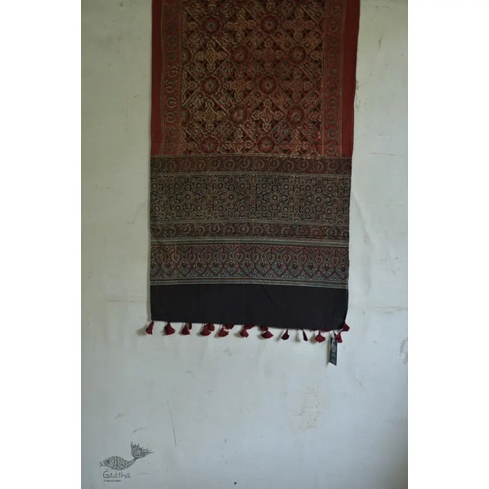 shop ajrakh cotton stole