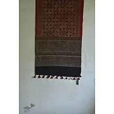 Dhvani . ध्वनि ❋ Cotton Ajrakh Stole ❋ 19