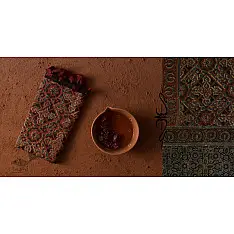Dhvani . ध्वनि ❋ Cotton Ajrakh Stole ❋ 19