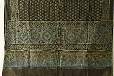 Sakhi . सखी ⁂ Ajrakh Block Printed Pure Cotton Dupatta  (29)