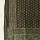 Traditional Indian Ajrakh cotton dupatta with repeating geometric motifs