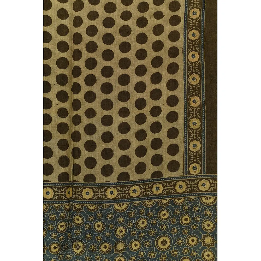 shop Ajrakh Block Print ~ Handloom Linen Stole