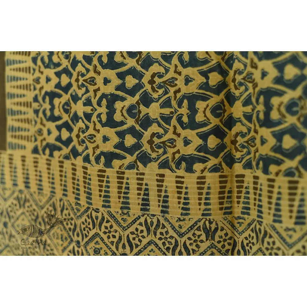 shop Ajrakh Hand Block Printed ~ Linen Stole