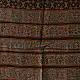 Authentic Ajrakh cotton dupatta with intricate artisan block printing