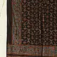 Authentic Ajrakh cotton dupatta with intricate artisan block printing