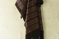 Sakhi . सखी ⁂ Ajrakh Block Printed Pure Cotton Dupatta (30)
