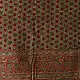 Classic Ajrakh hand block printed dupatta with rich cultural motifs