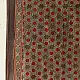 Classic Ajrakh hand block printed dupatta with rich cultural motifs