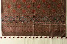 Sakhi . सखी ⁂ Ajrakh Block Printed Pure Cotton Dupatta (33)