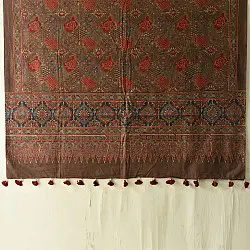 Sakhi . सखी ⁂ Ajrakh Block Printed Pure Cotton Dupatta (33)