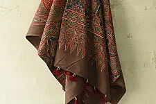 Sakhi . सखी ⁂ Ajrakh Block Printed Pure Cotton Dupatta (33)
