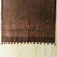 Ajrakh printed cotton dupatta with intricate hand carved block patterns