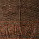 Ajrakh printed cotton dupatta with intricate hand carved block patterns