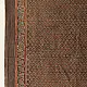 Ajrakh printed cotton dupatta with intricate hand carved block patterns