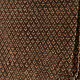 Ajrakh printed cotton dupatta with intricate hand carved block patterns