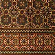 Ajrakh hand printed pure cotton dupatta with detailed floral geometry