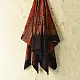Bright Orange Ajrakh Block Printed Pure Cotton Dupatta 