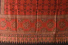 Sakhi . सखी ⁂ Ajrakh Block Printed Pure Cotton Dupatta (38)