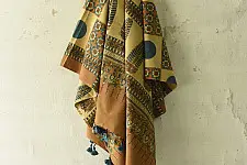 Sakhi . सखी ⁂ Ajrakh Block Printed Pure Cotton Dupatta (41)