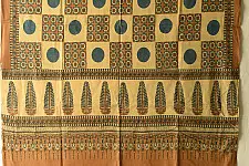 Sakhi . सखी ⁂ Ajrakh Block Printed Pure Cotton Dupatta (41)