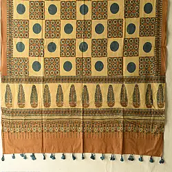 Sakhi . सखी ⁂ Ajrakh Block Printed Pure Cotton Dupatta (41)
