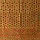 Shop Bright Orange Ajrakh Block Printed Pure Cotton Dupatta 