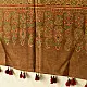 Shop Bright Orange Ajrakh Block Printed Pure Cotton Dupatta 