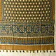 Shop Dual Toned Yellow and Indigo Ajrakh Block Printed Pure Cotton Dupatta 