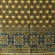 Shop Dual Toned Yellow and Indigo Ajrakh Block Printed Pure Cotton Dupatta 