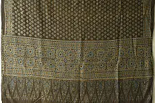 Sakhi . सखी ⁂ Ajrakh Block Printed Pure Cotton Dupatta (45)  
