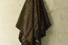 Sakhi . सखी ⁂ Ajrakh Block Printed Pure Cotton Dupatta (46)