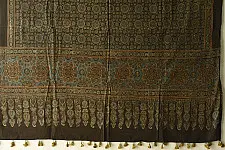 Sakhi . सखी ⁂ Ajrakh Block Printed Pure Cotton Dupatta (46)