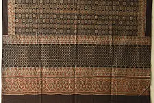 Sakhi . सखी ⁂ Ajrakh Block Printed Pure Cotton Dupatta (50)