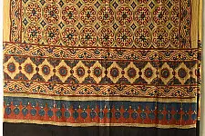 Sakhi . सखी ⁂ Ajrakh Block Printed Pure Cotton Dupatta (51)