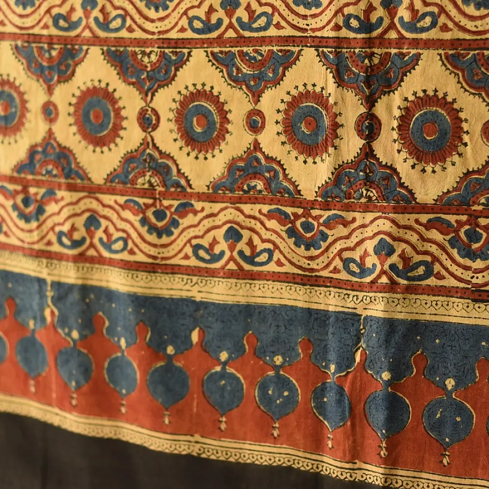 Discover Traditional Ajrakh Cotton Dupatta 
