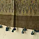 Pure Cotton  Ajrakh Block Printed Dupatta with Tassels 