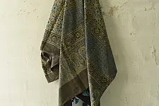 Sakhi . सखी ⁂ Ajrakh Block Printed Pure Cotton Dupatta  (52)