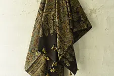Sakhi . सखी ⁂ Ajrakh Block Printed Pure Cotton Dupatta (53)