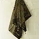 Ajrakh Floral Block Printed Dupatta 