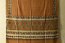 Sakhi . सखी ⁂ Ajrakh Block Printed Pure Cotton Dupatta (57)