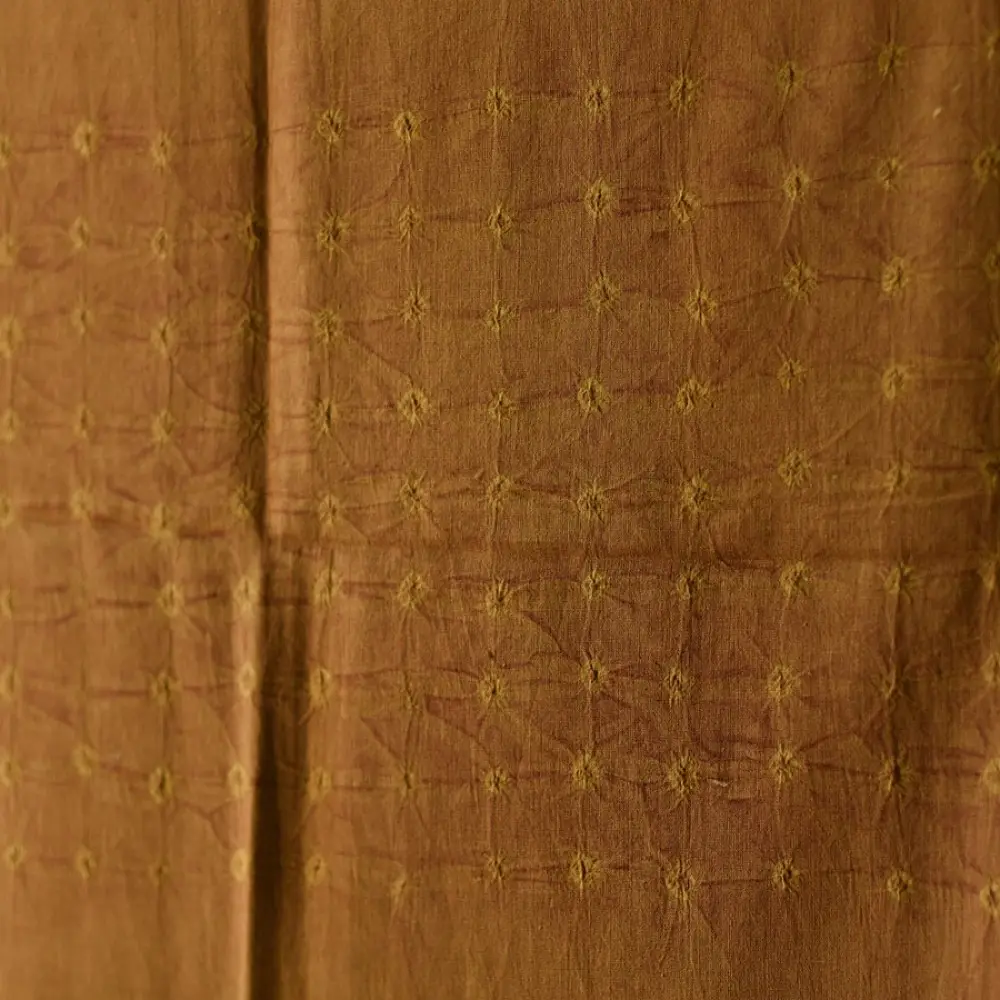 Shop Orage and Yellow Pure Cotton Ajrakh Block Printed Dupatta