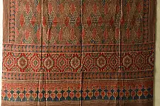 Sakhi . सखी ⁂ Ajrakh Block Printed Pure Cotton Dupatta (58)