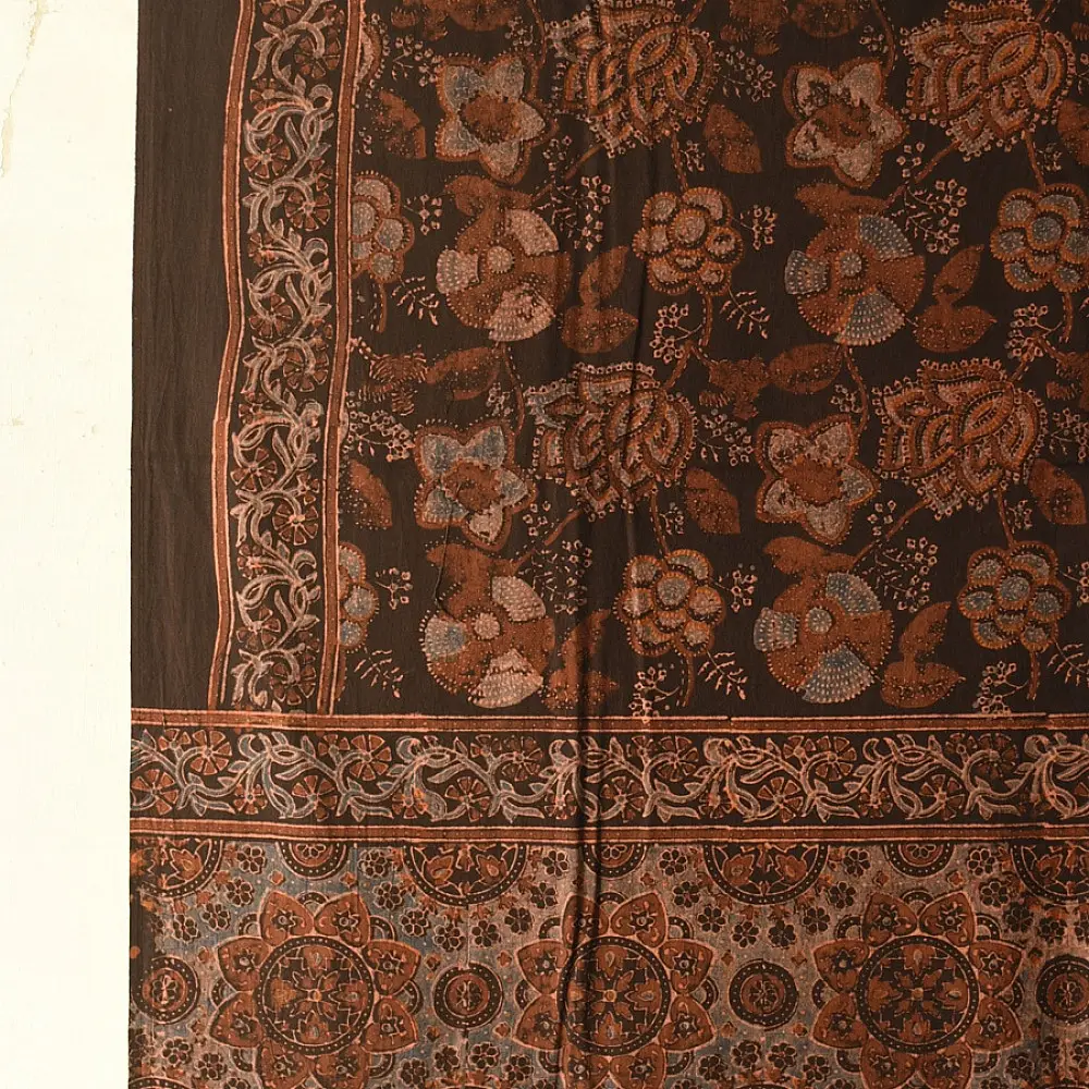 Shop Ajrakh Block Printed Pure Cotton Dupatta