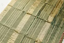 Joon . जून ☽ Handloom Maheshwari Cotton by Tissue Saree - Green