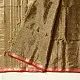 buy Handloom Maheshwari Cotton by Tissue Saree - Black & Golden Zari