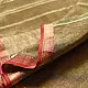 buy Handloom Maheshwari Cotton by Tissue Saree - Black & Golden Zari