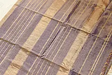 Joon . जून ☽ Handloom Maheshwari Cotton by Tissue Saree - Violet